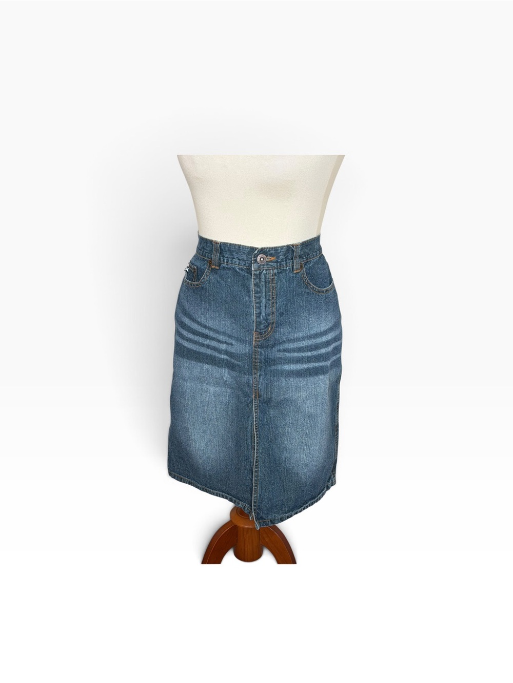 Vintage y2k Denim Pencil Skirt